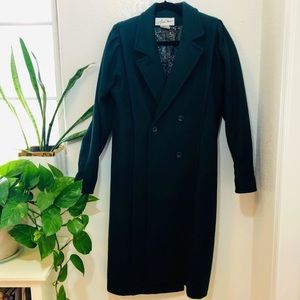 Andrea Marin Vintage Forest Green Wool Coat